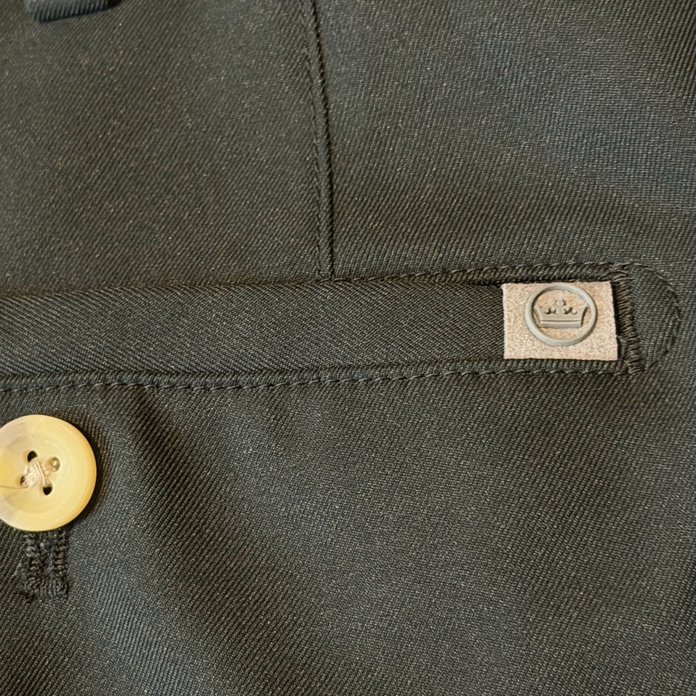 Peter Millar Black Flat Front Performance Golf Sh… - image 5